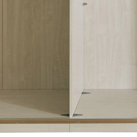 Wiemann Houston 200cm Graphite Glass & Mirror Sliding Wardrobe - Fitting details and Middle Panels