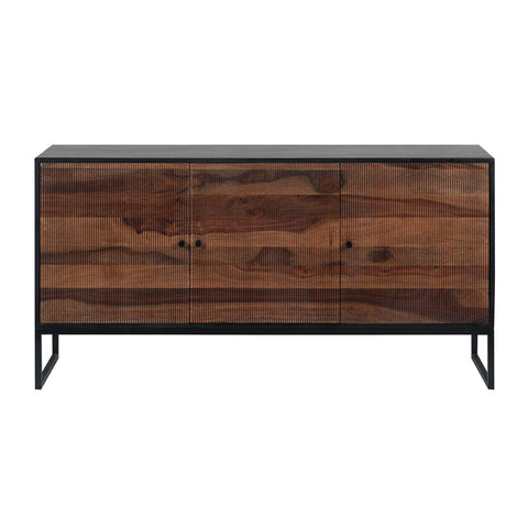 Milo 3 Door Wooden Sideboard, part of the Milo Collection - Front View 