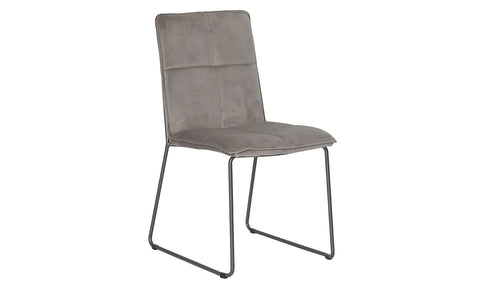 Set of 4 Green Velvet Dining Chairs, also available in grey, blush and Mink-Main-Mink-Image