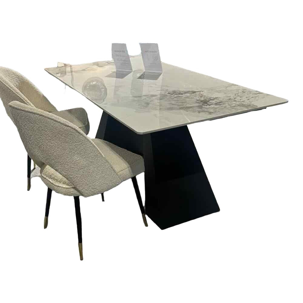 Casa 1.8M White Milan Ceramic Dining Table