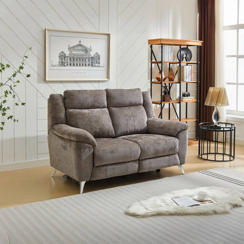 Spencer Fabric Electric Recliner Sofa