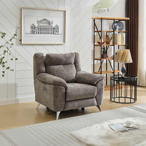 Spencer Fabric Electric Recliner Sofa