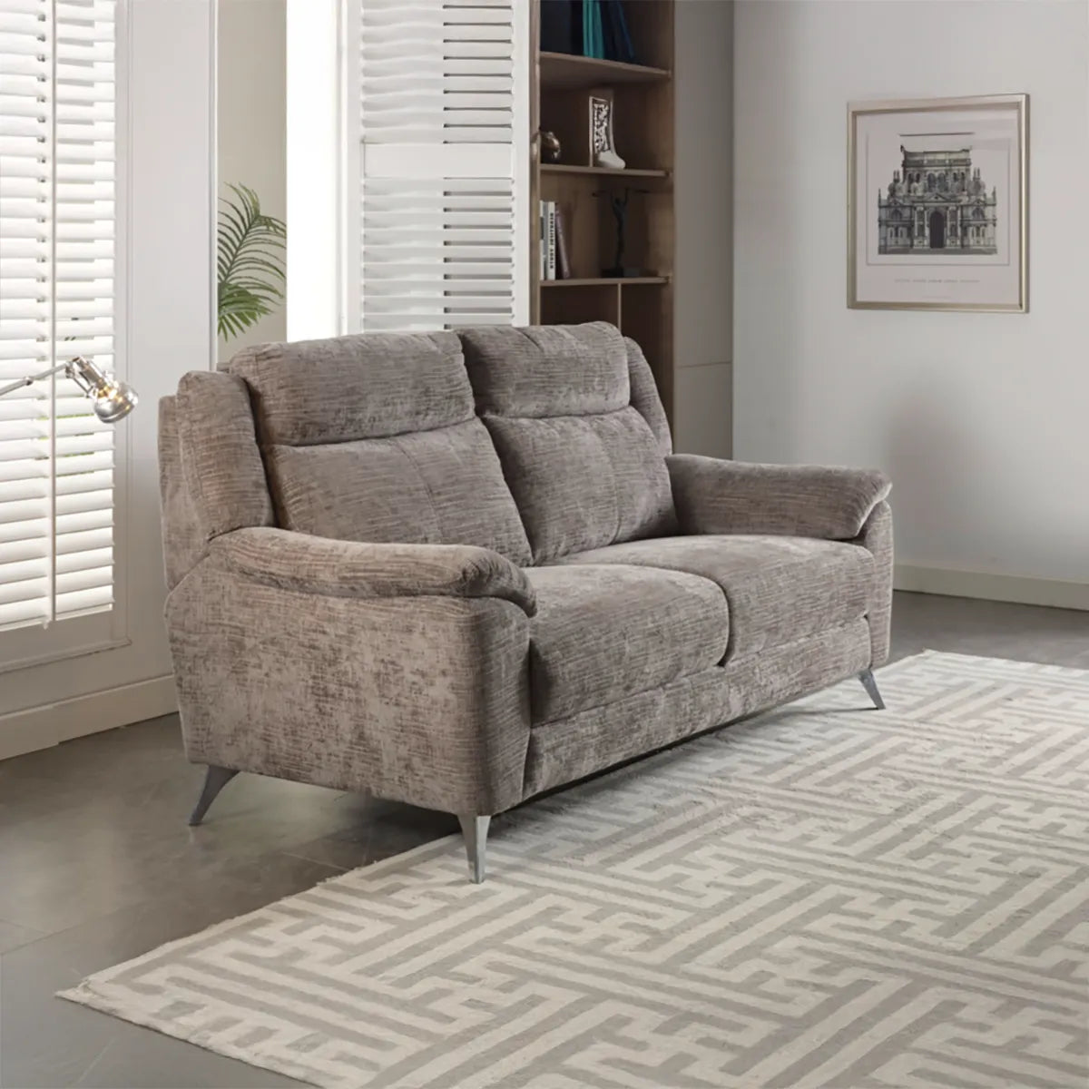 Spencer Fabric Sofa – Fixed Design