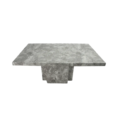 Newcastle Grey Marble Dining Table, 150cm 4 seater or 6 seater dining table  - 007