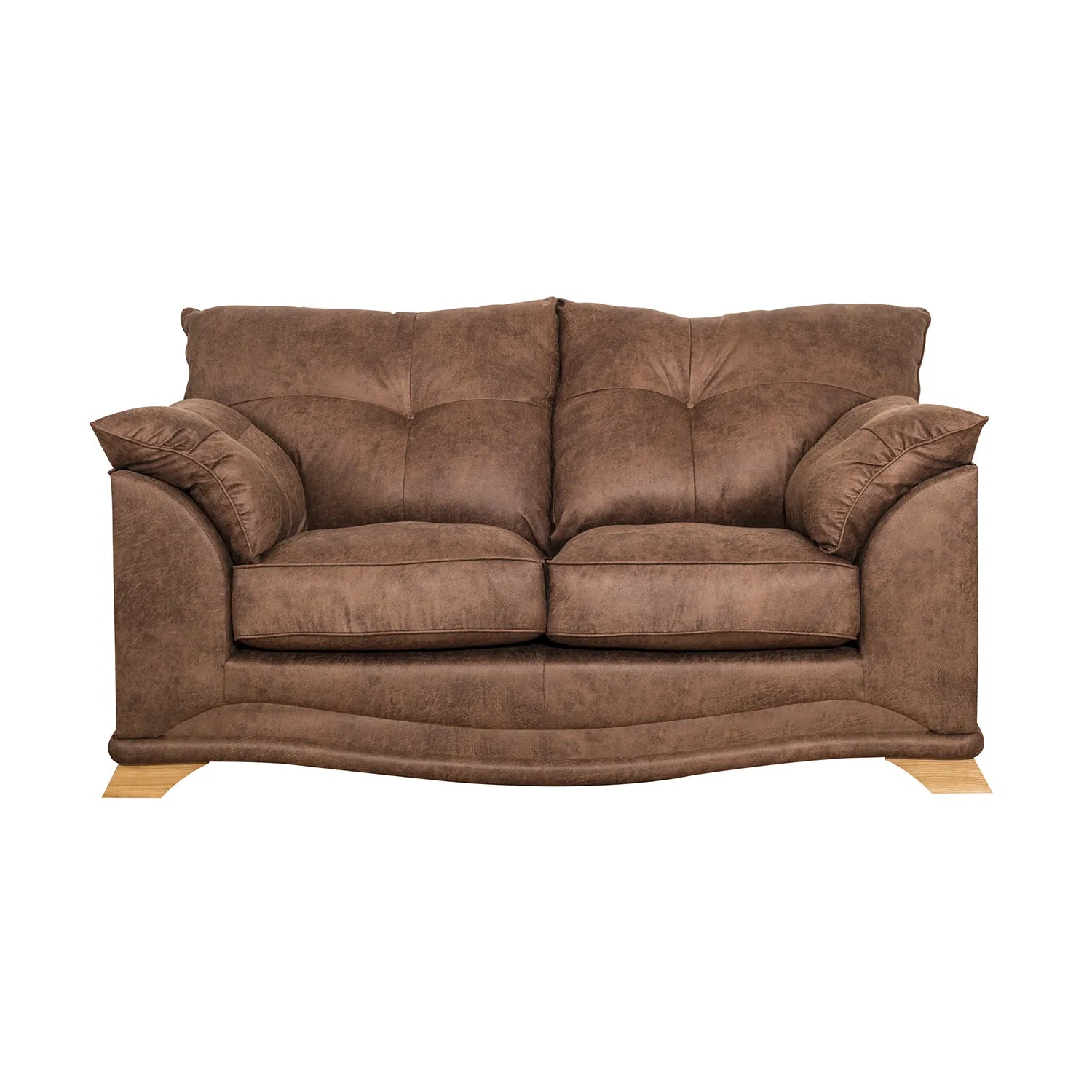 Nolan Brown Leather 3 Seater Sofa