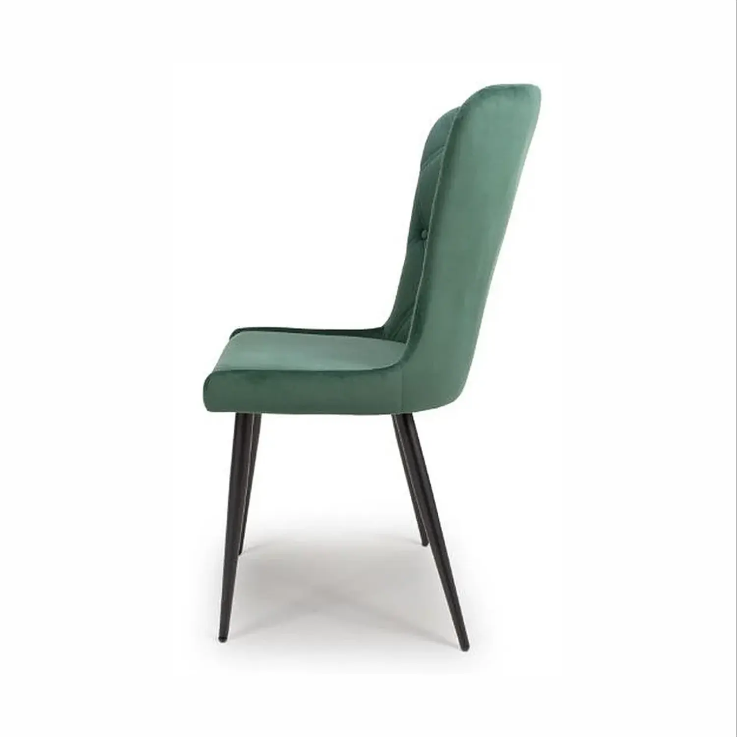 Noaria Green Velvet Set of 4 Dining Chairs