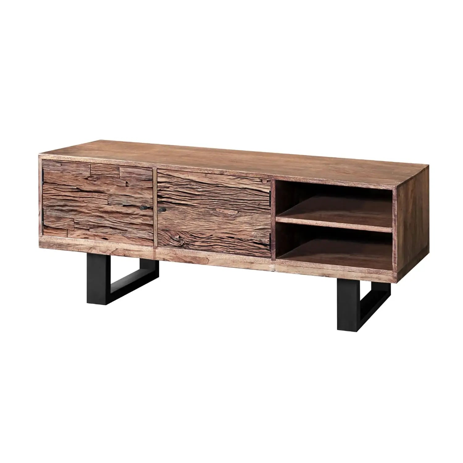 Noir Railway Sleeper Wood TV Unit