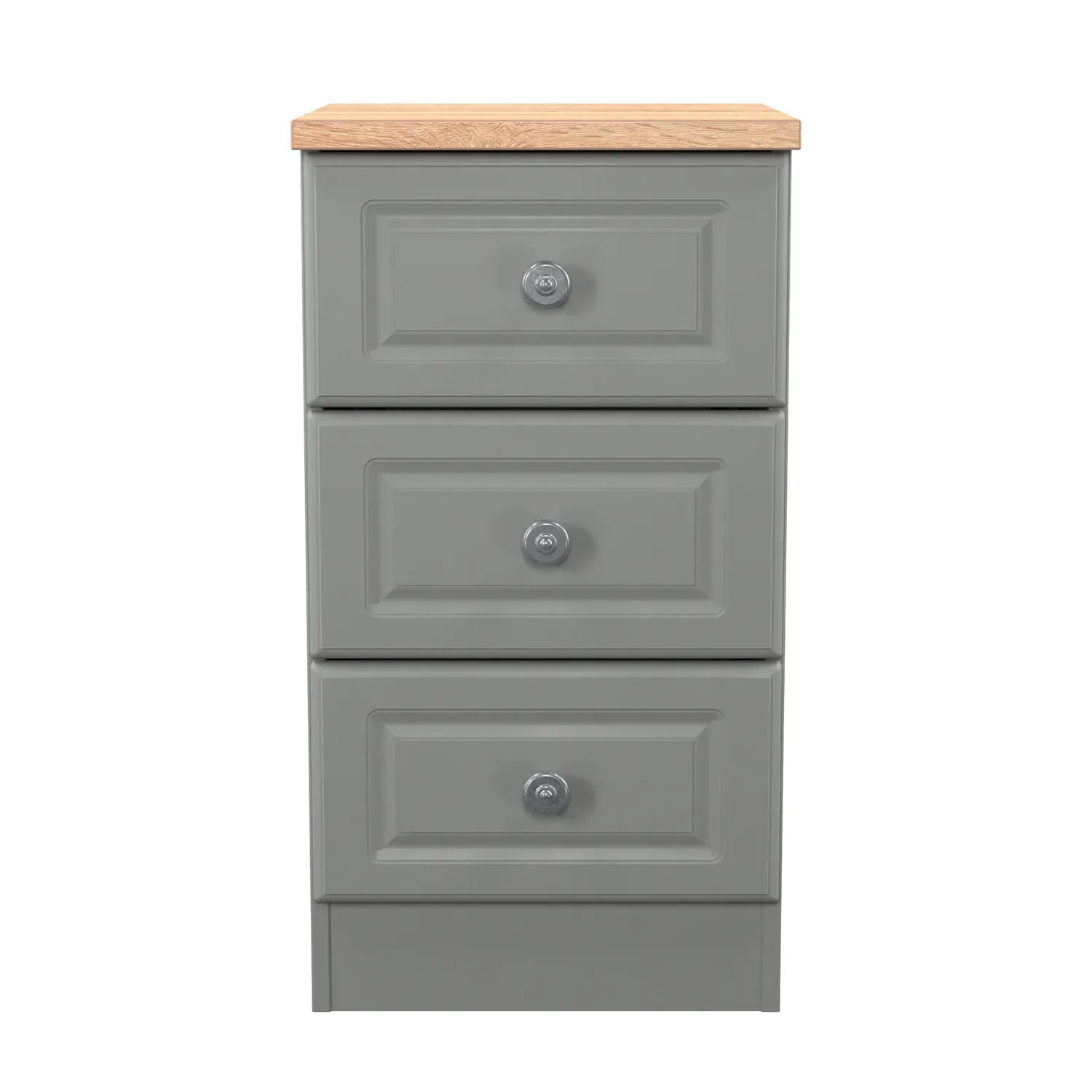 Norfolk 3 Drawer Bedside Cabinet