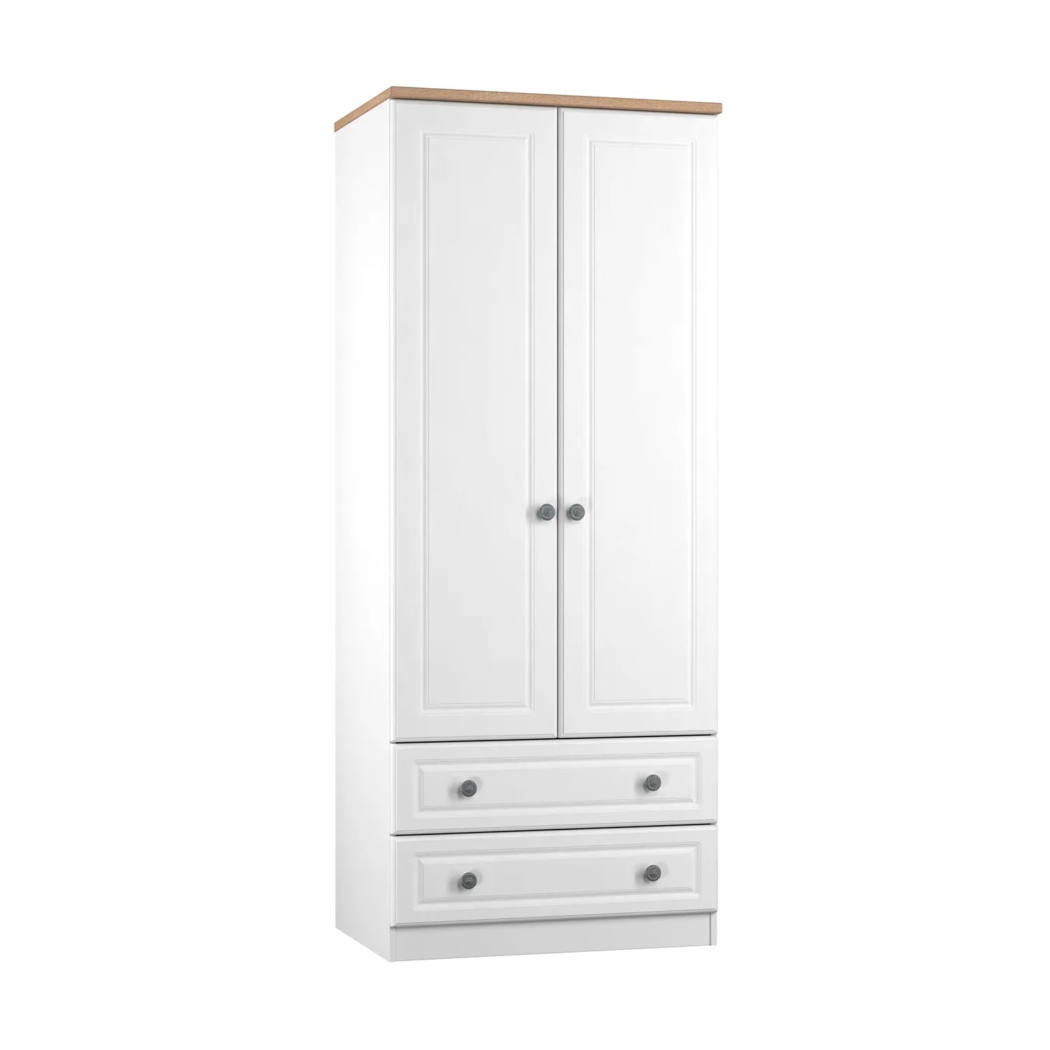 Norfolk 2 Door Hinged Wardrobe With Drawers