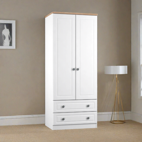 Norfolk 2 Door Hinged Wardrobe With Drawers