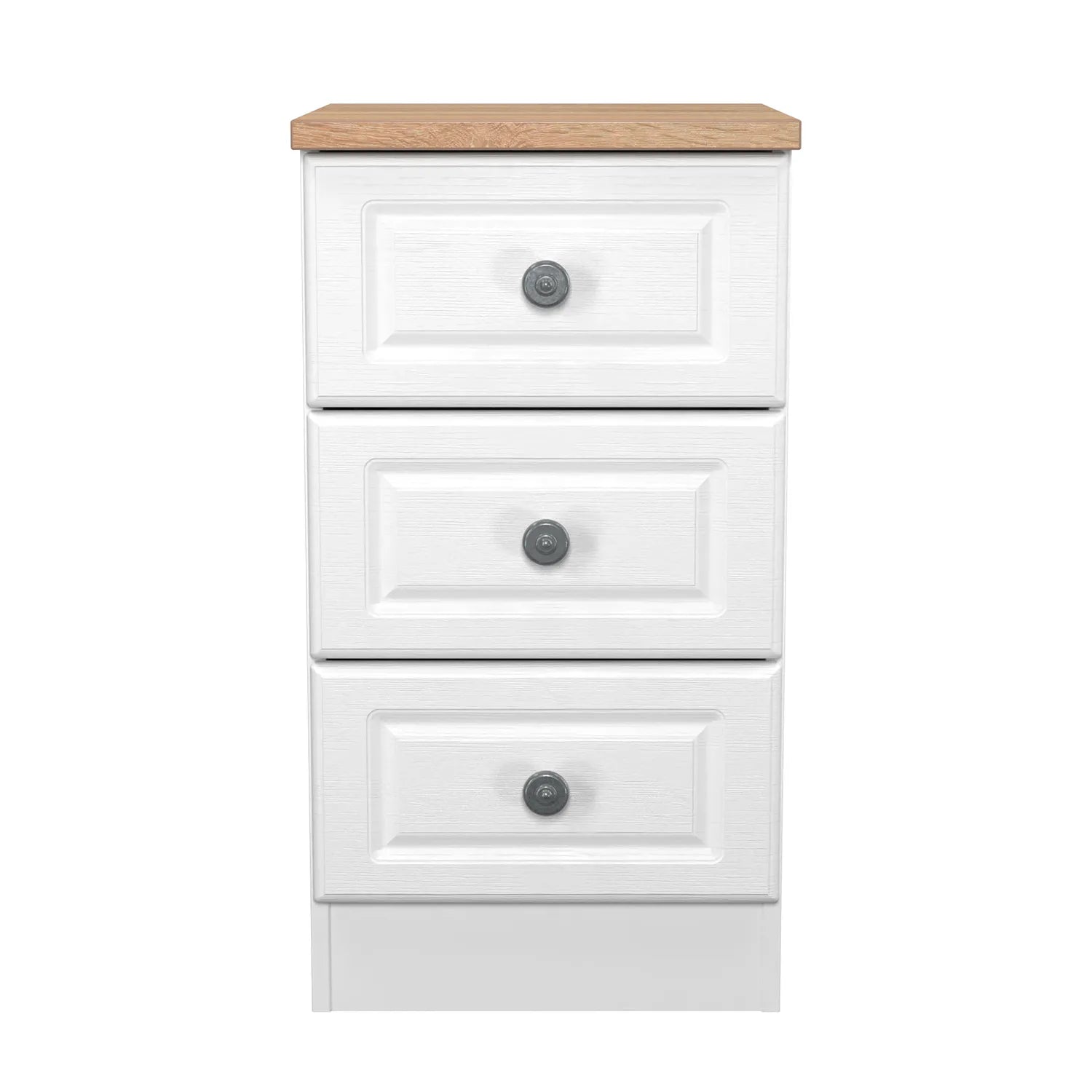 Norfolk 3 Drawer Bedside Cabinet