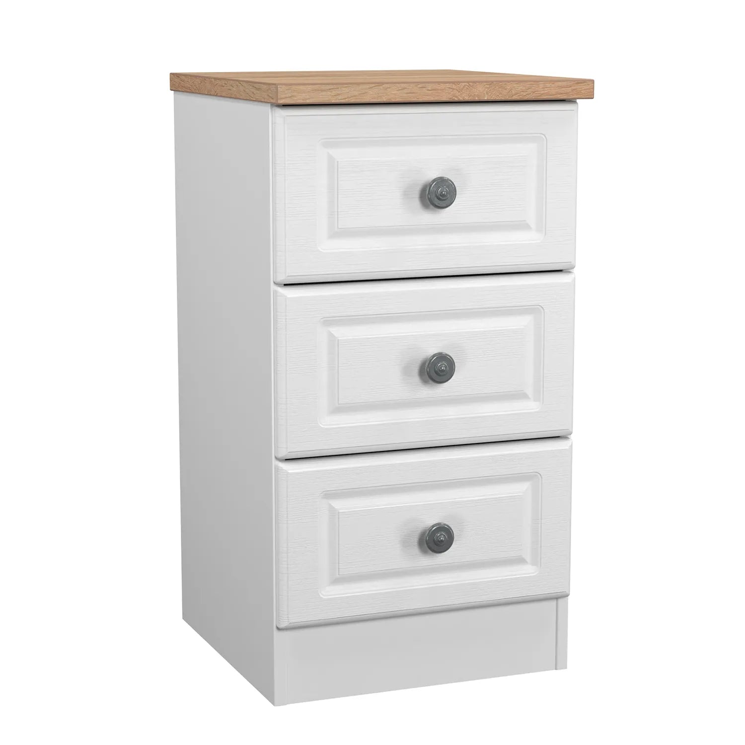 Norfolk 3 Drawer Bedside Cabinet