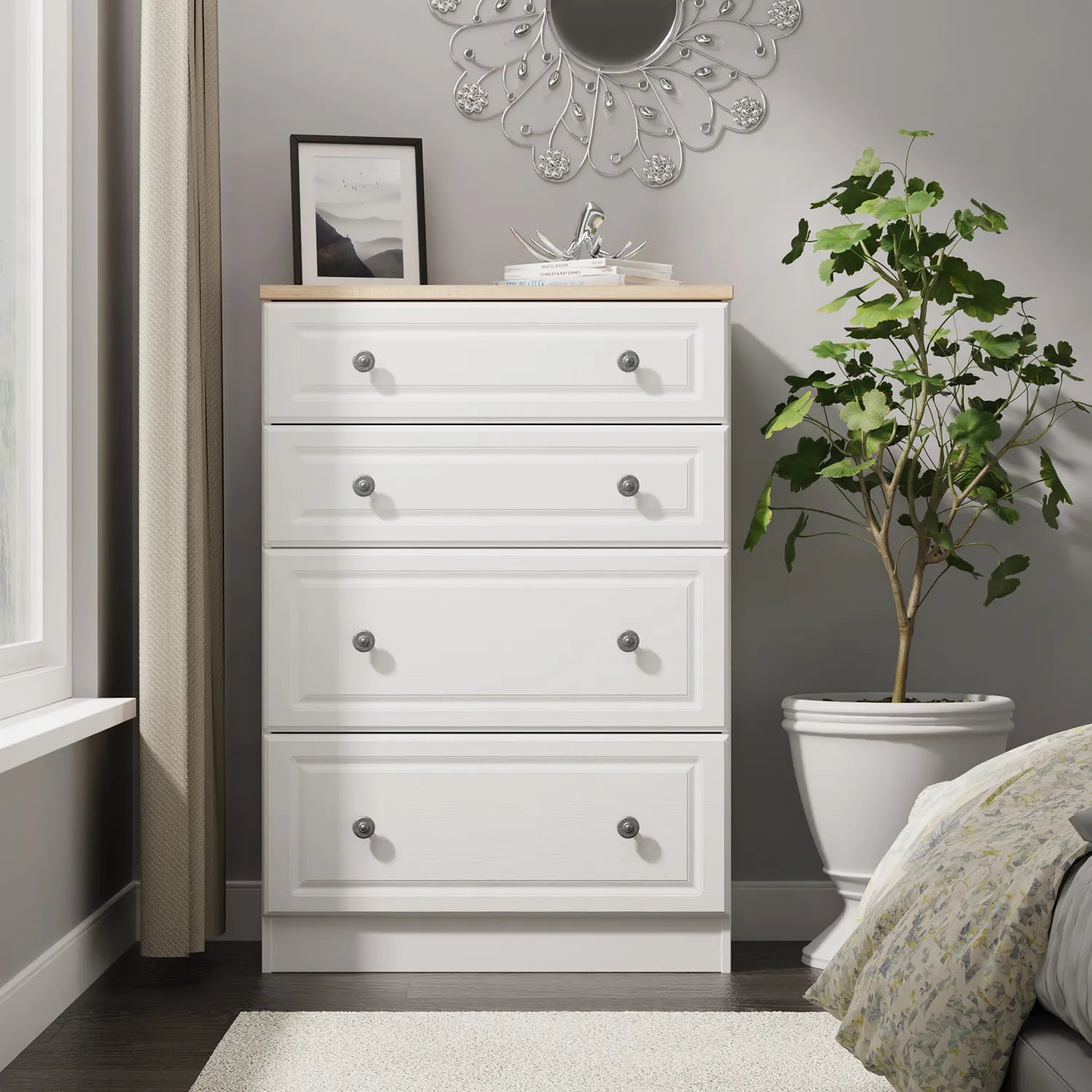 Norfolk 4 Drawer Deep Chest