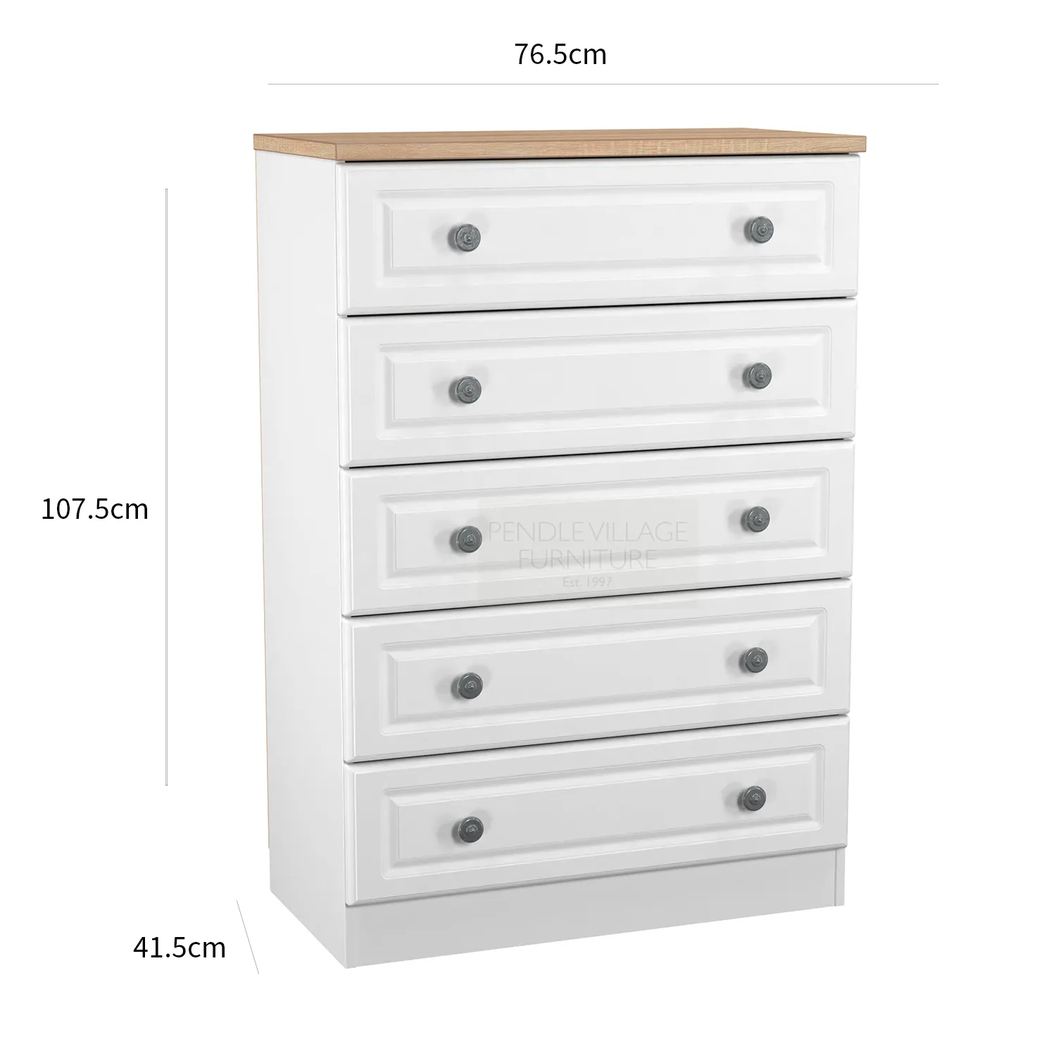 Norfolk 5 Drawer Chest