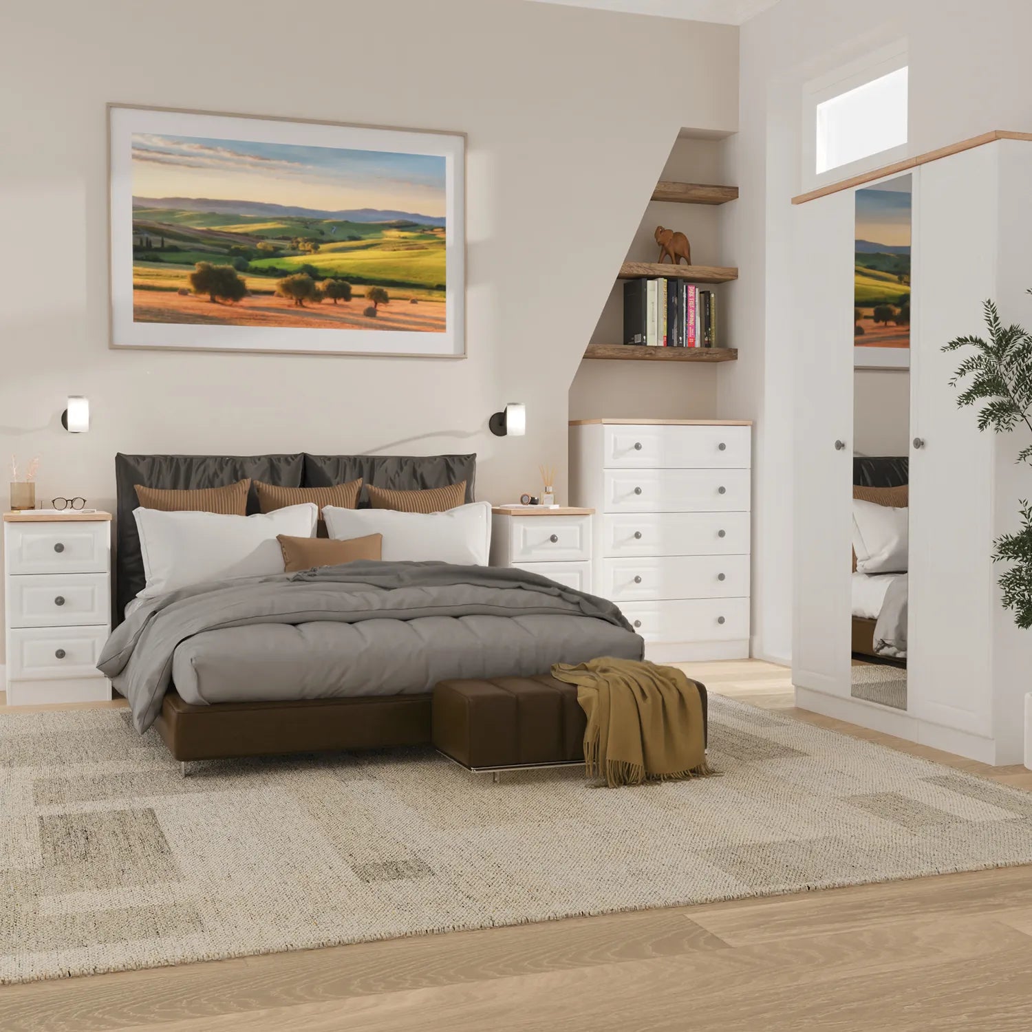 Welcome Furniture's  Norfolk Bedroom Furniture set