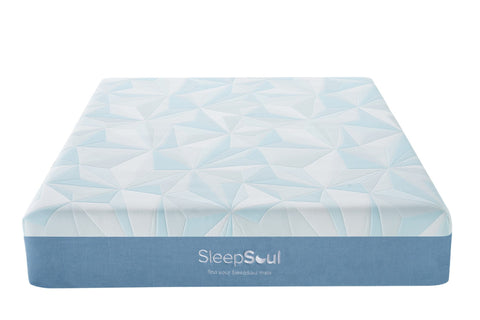 SleepSoul Orion CoolGel 800 Pocket Mattress – Experience cool comfort with 3.5cm cool gel foam and 800 pocket springs. Available in Single, Double, King, and Small Double sizes for personalised sleep perfection. - Front View