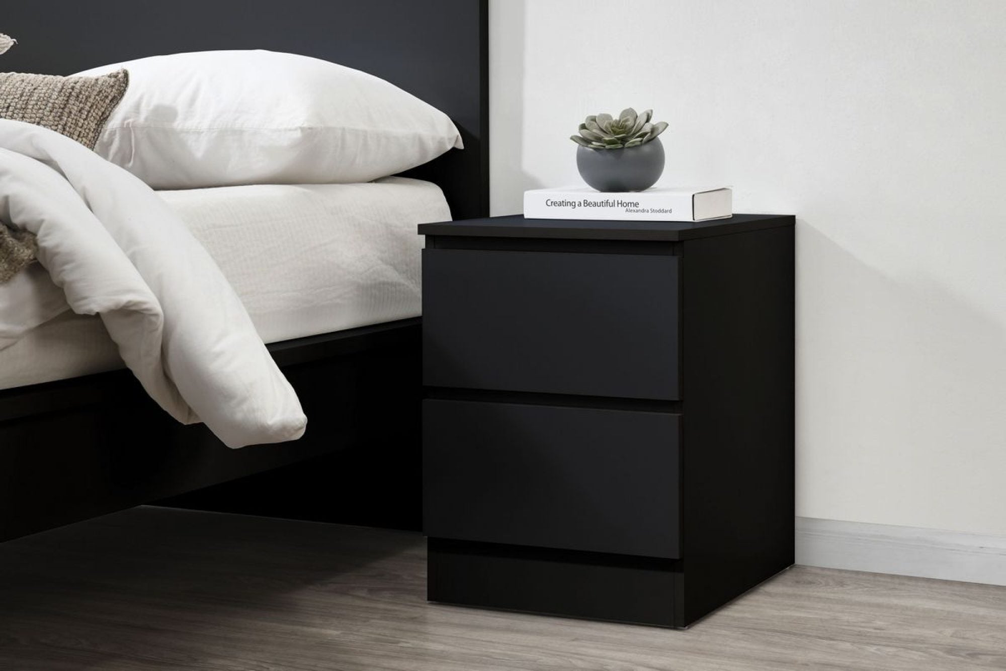 Stockholm 2 Drawer Bedside - Pair