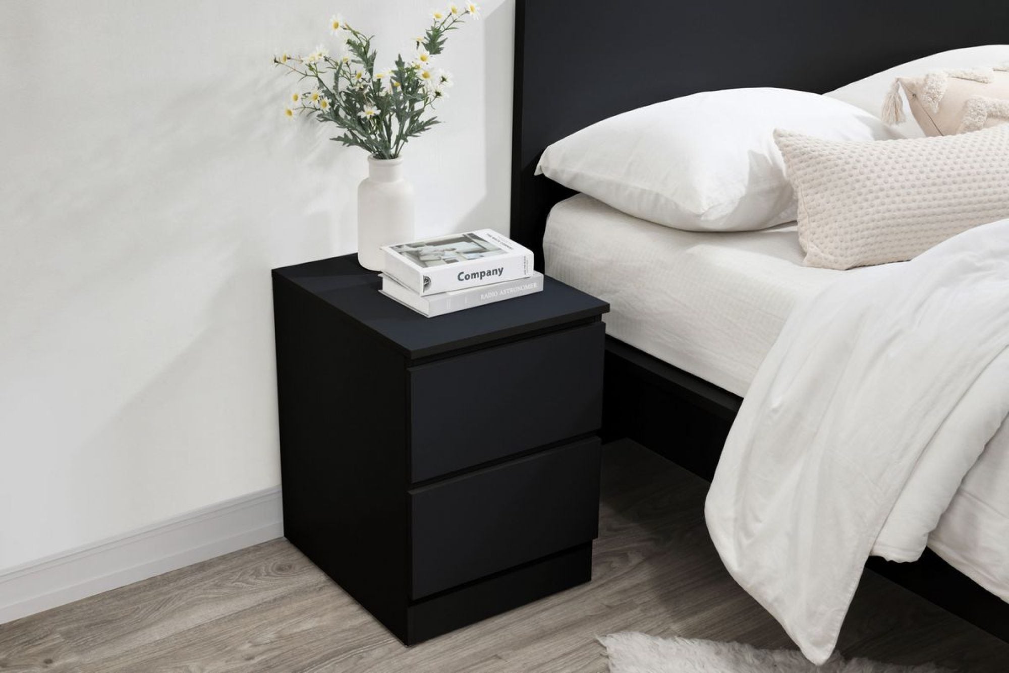 Stockholm 2 Drawer Bedside - Pair