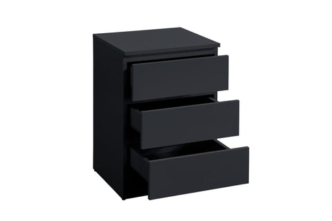 Stockholm 3 Drawer Bedside - Pair