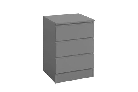 Stockholm 3 Drawer Bedside - Pair