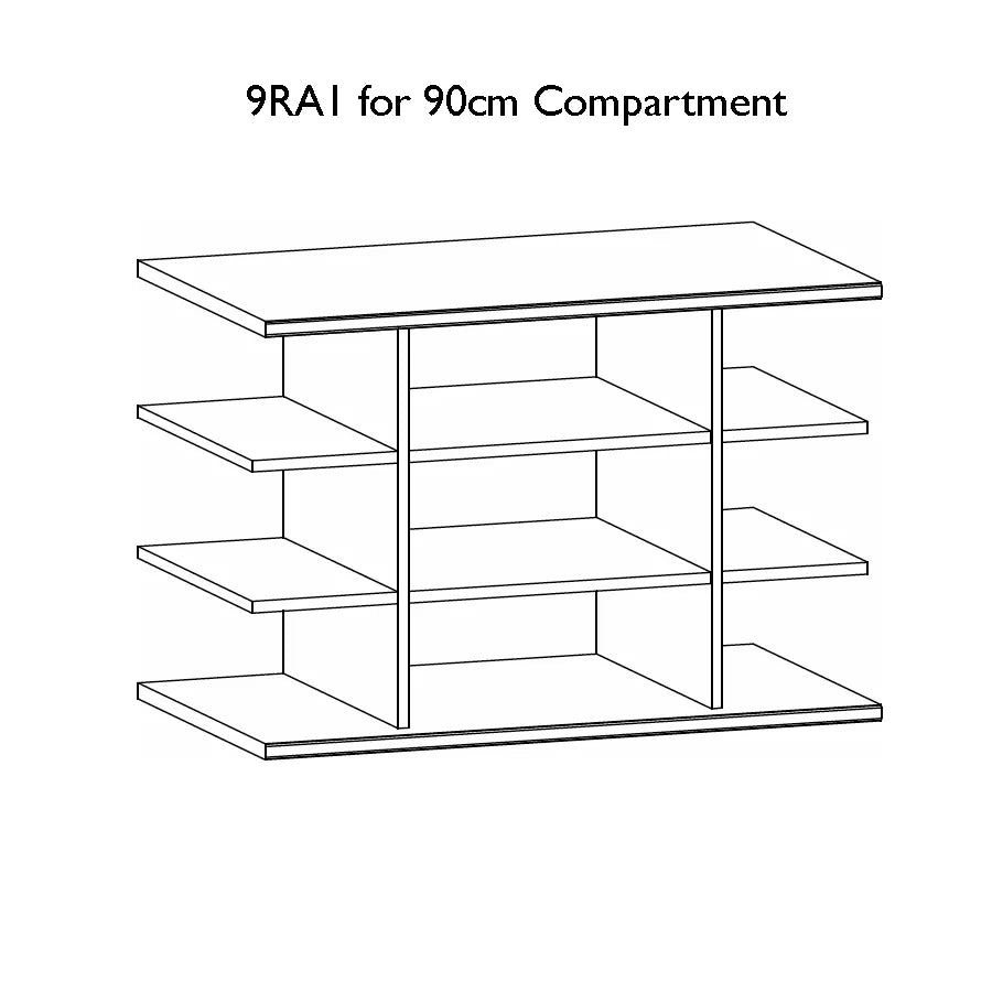 Shelf Commitment For Rauch Wardrobes - Orange