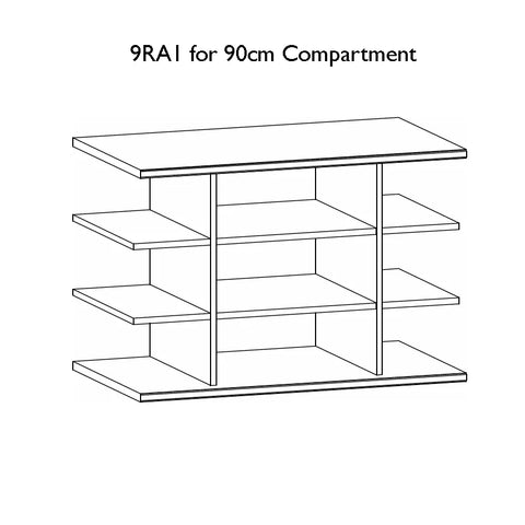 Shelf Commitment For Rauch Wardrobes - Orange