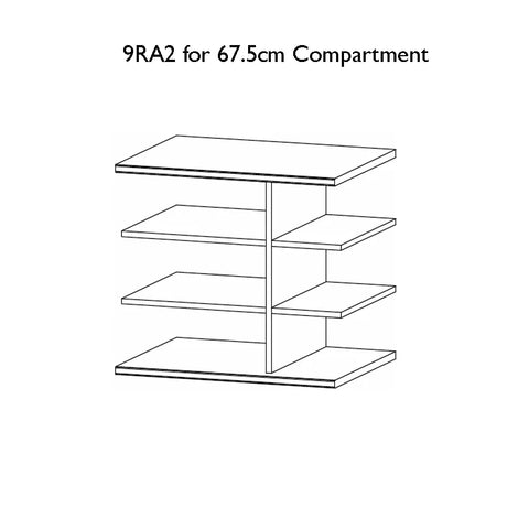 Shelf Commitment For Rauch Wardrobes - Orange