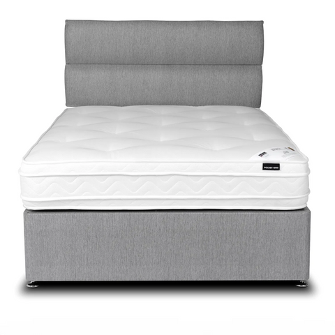 Repose Ortho Master Open Coil Mattress, also available in 2000, 1500 and 1000 pocket spring mattress - Mattress on Divan Bedframe 