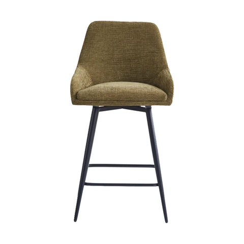 Oscar Fabric Upholstered Counter Stools – Pair