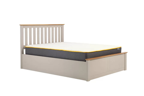 GroveCraft Blue Wooden Ottoman Bed Frame