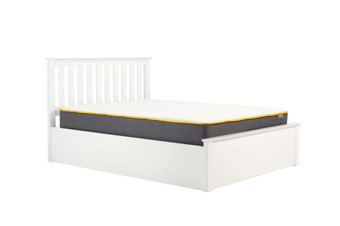 GroveCraft Blue Wooden Ottoman Bed Frame