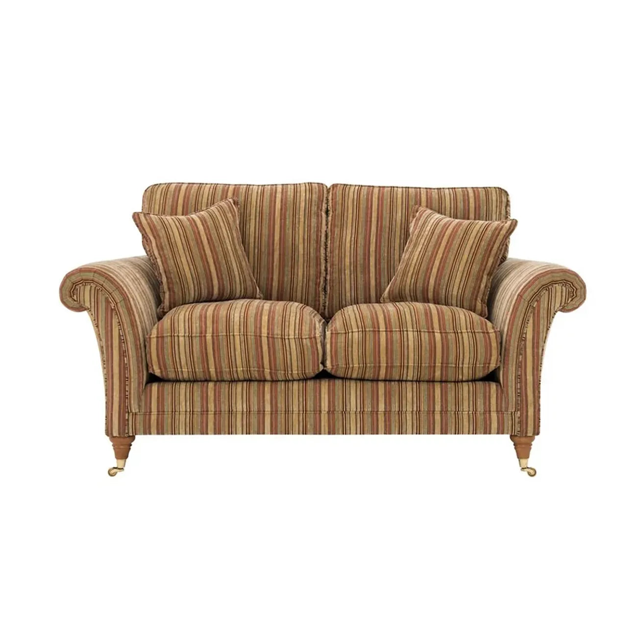 Burghley Warwick Beige 2 Seater Fabric Sofa