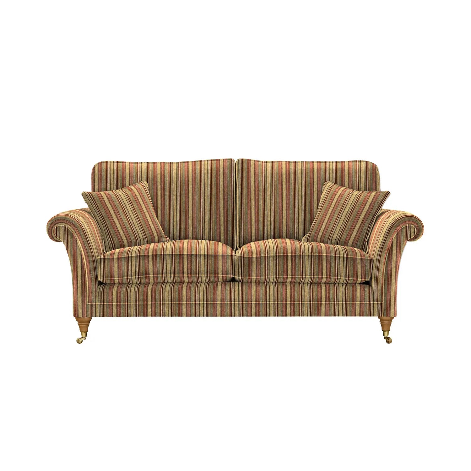 Burghley Warwick Beige 2 Seater Fabric Sofa