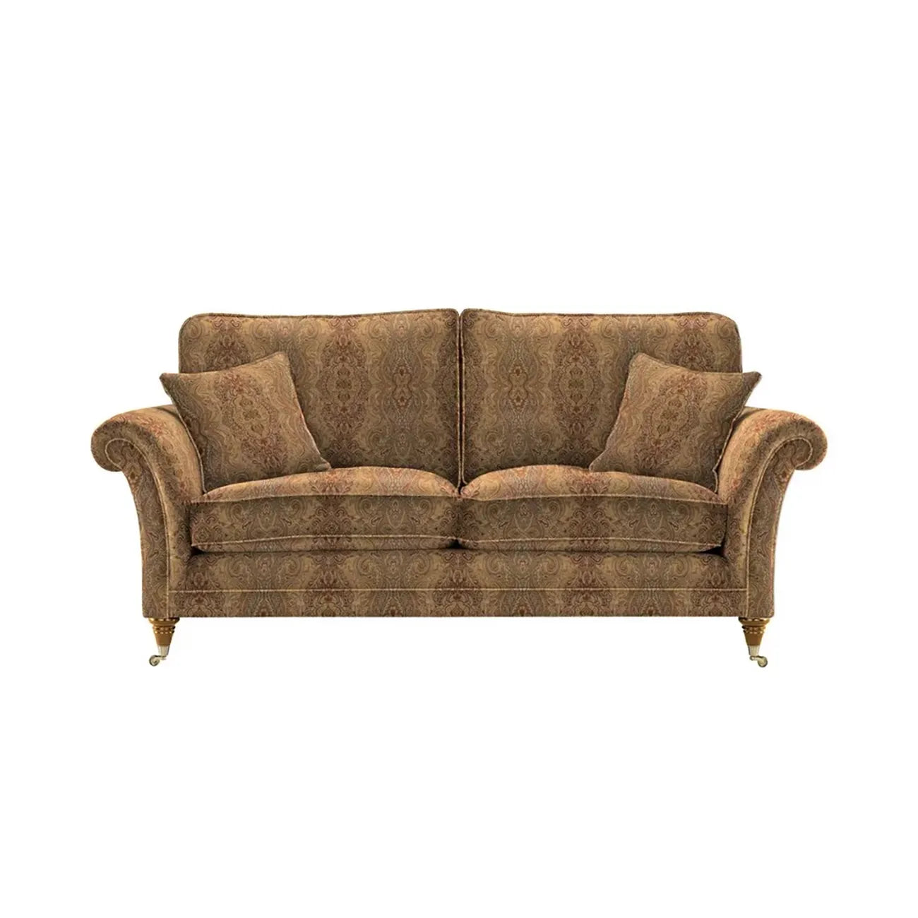 Burghley Warwick Beige 2 Seater Fabric Sofa