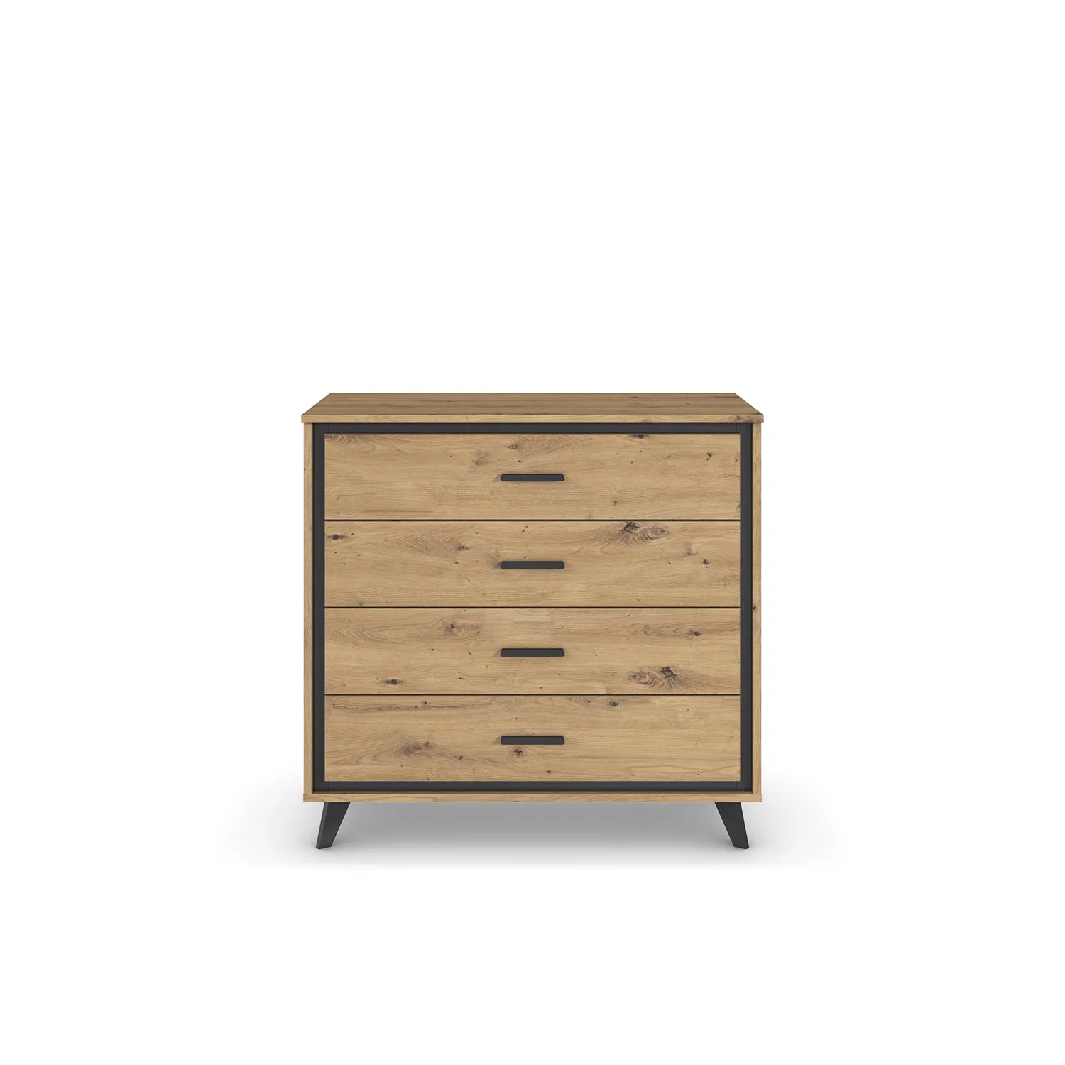 Zolo Artisan Oak 4 Drawer Chest