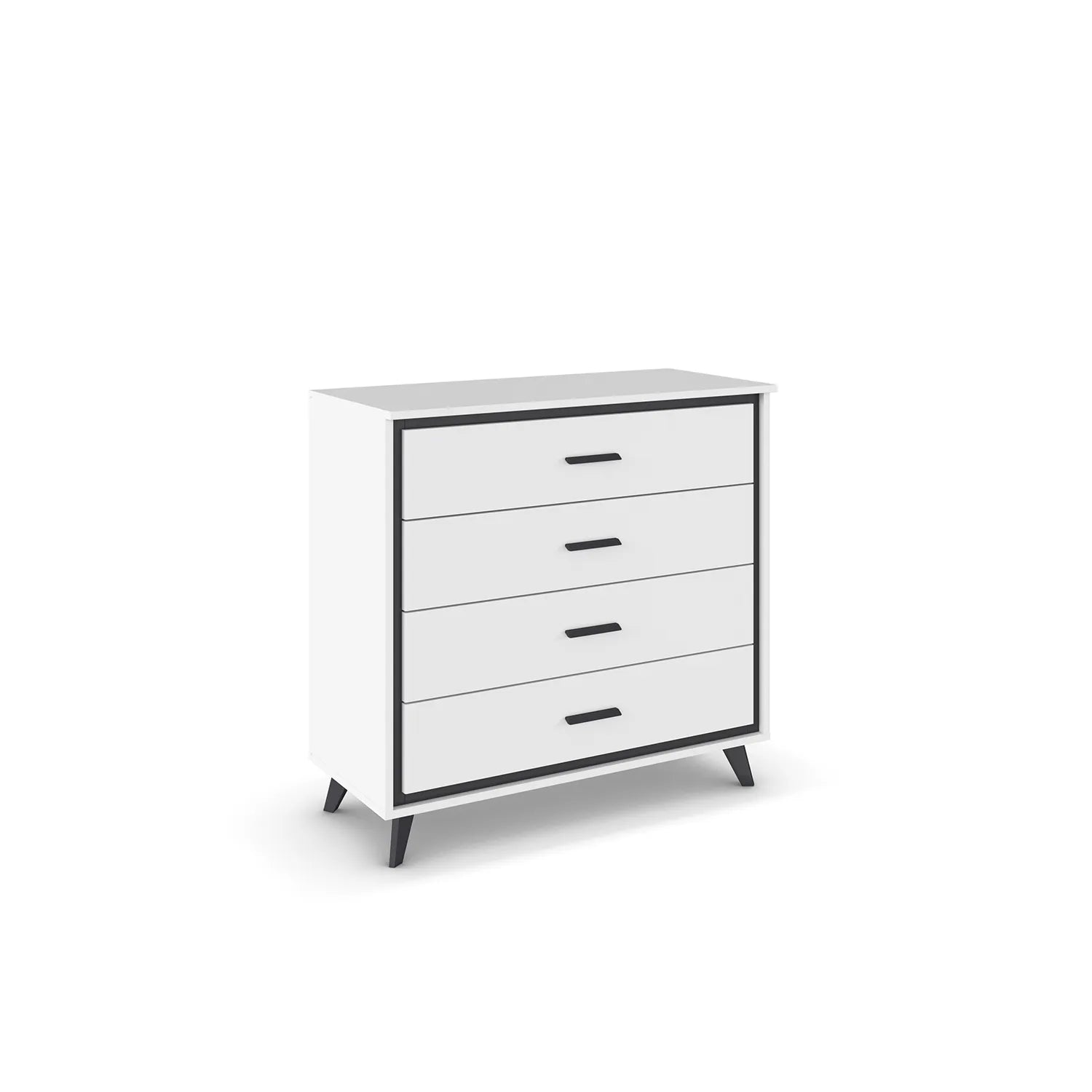 Zolo White 4 Drawer Chest