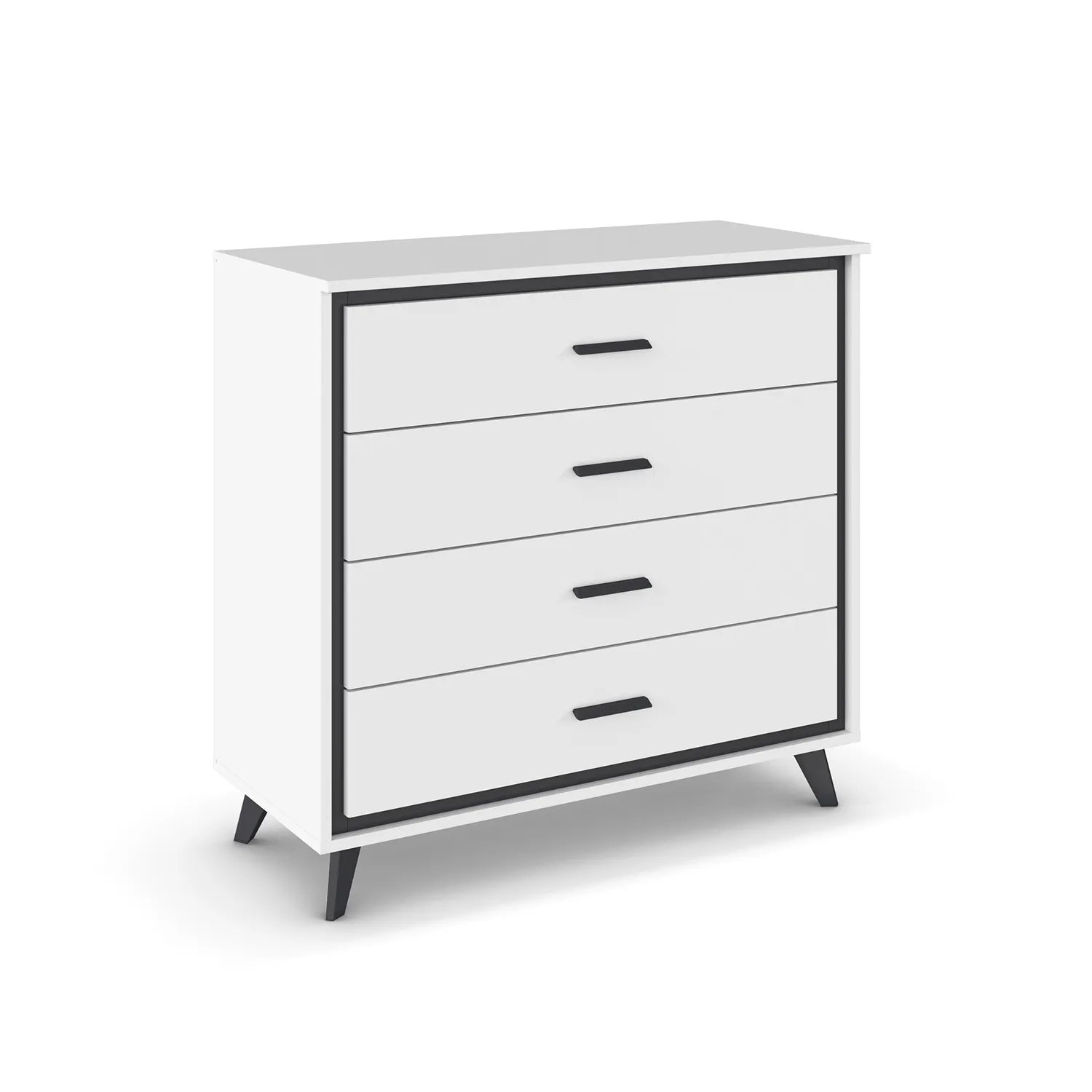 Zolo White 4 Drawer Chest