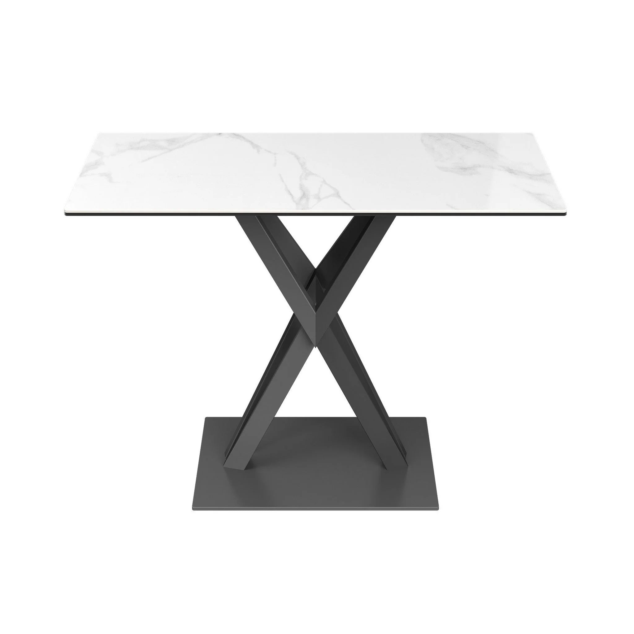 Phoenix White Gloss Ceramic Console Table