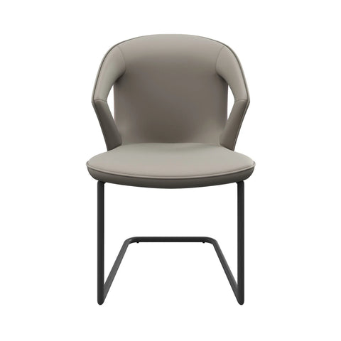 Phoenix Faux Leather Taupe Dining Chair. Also available in Grey-Main-Image