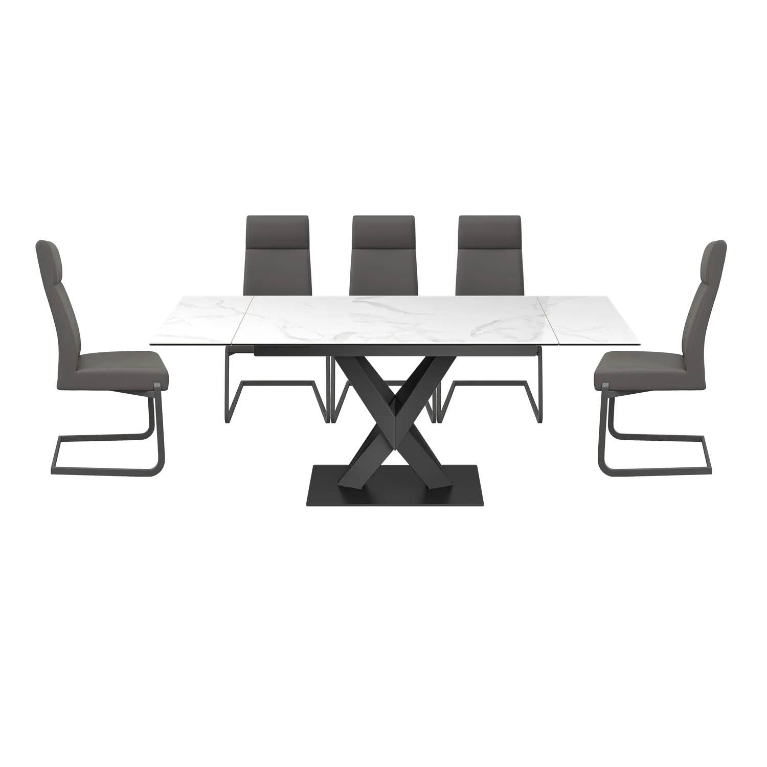 Phoenix Dining Table with Merlin Dining Chairs