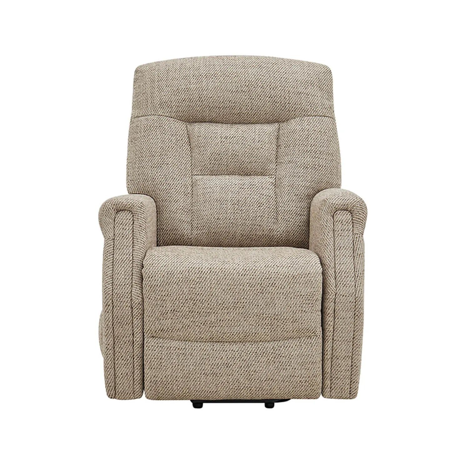 Preston Oatmeal Fabric Electric Rise and recline Mobility Chair