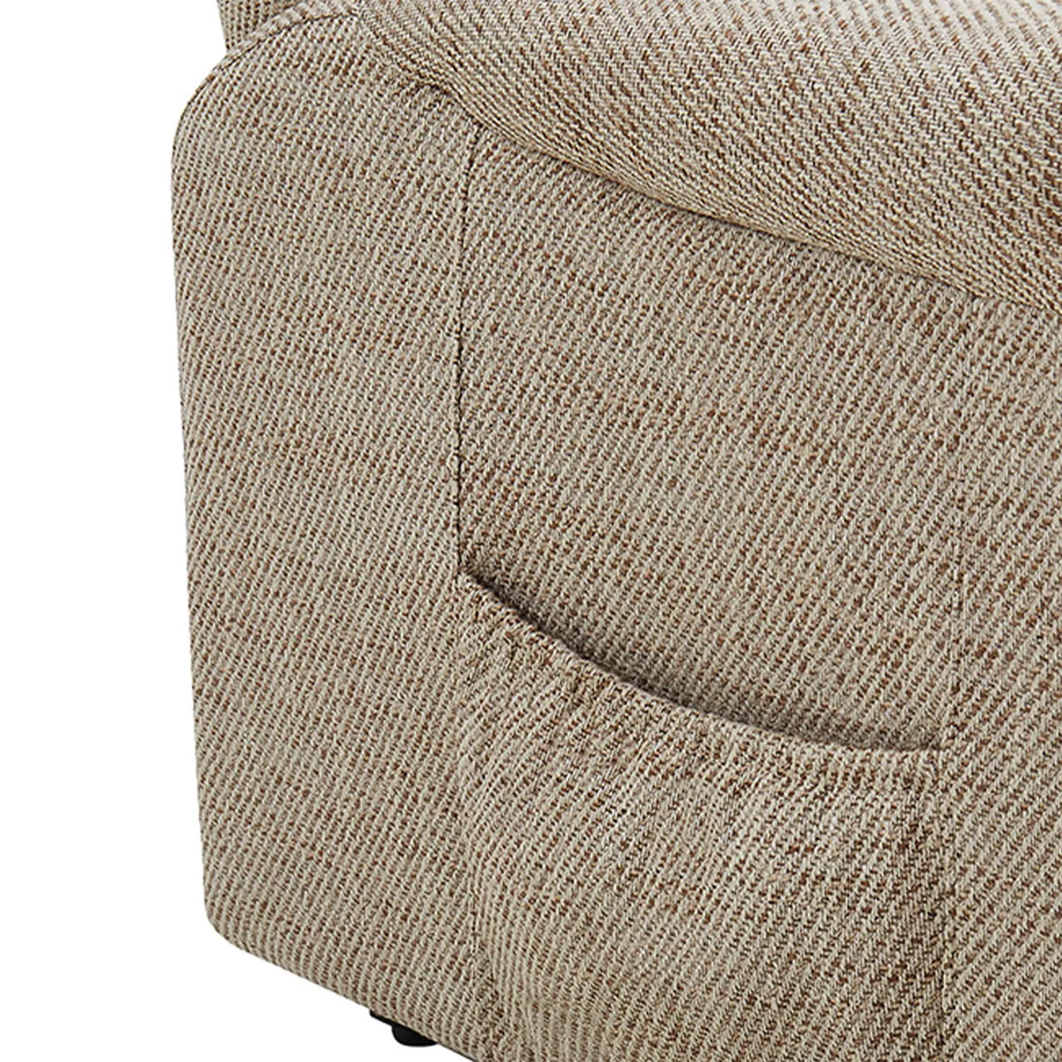 Preston Oatmeal Fabric Electric Rise and recline arm Chair