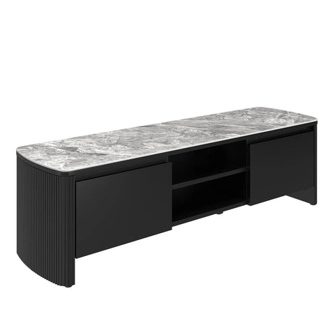 Blakely Large TV-Unit with Light Grey Ceramic Top