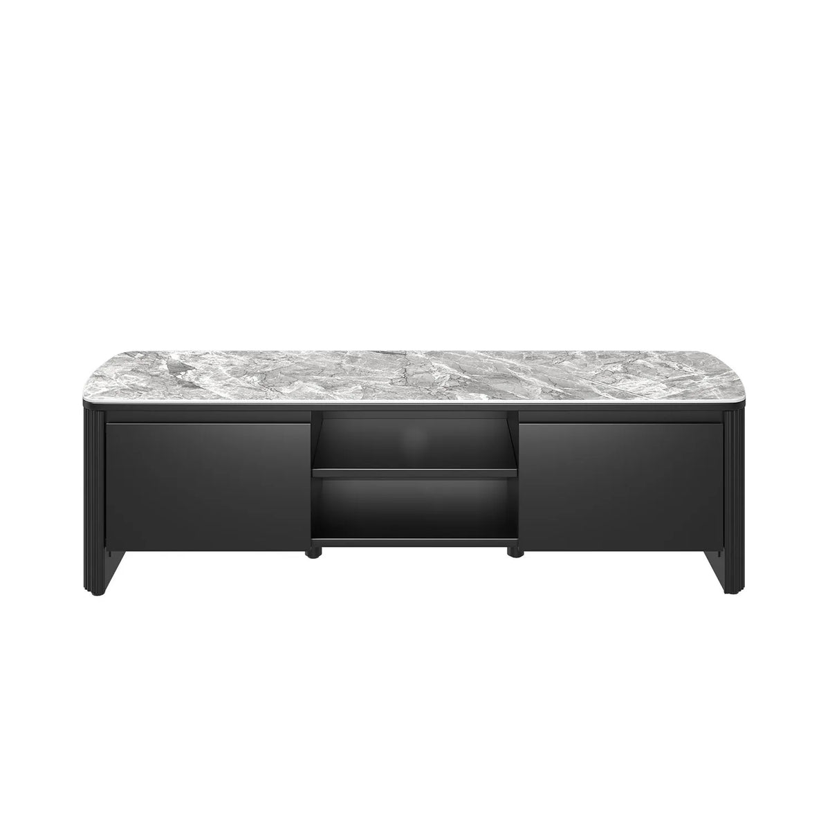 Blakely Large TV-Unit with Light Grey Ceramic Top