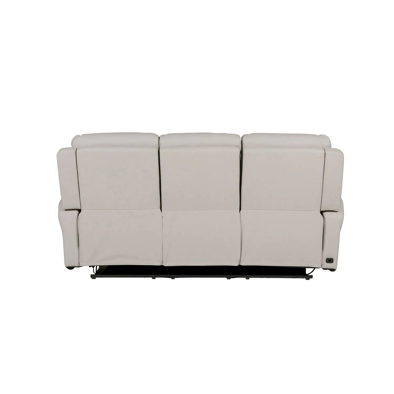 Dylan Stone Leather 3 Seater Power Recliner Sofa