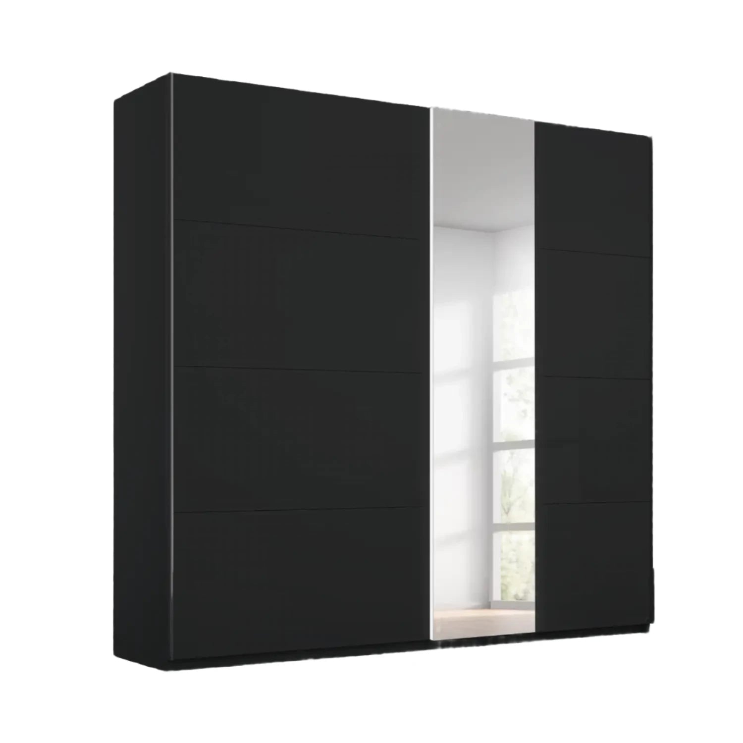 Rauch Graphite Perth Sliding Door Wardrobe