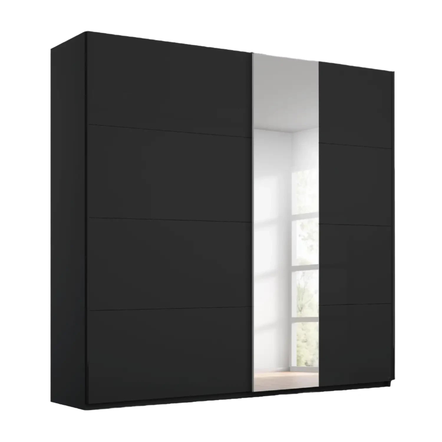 Rauch Graphite Perth Sliding Door Wardrobe