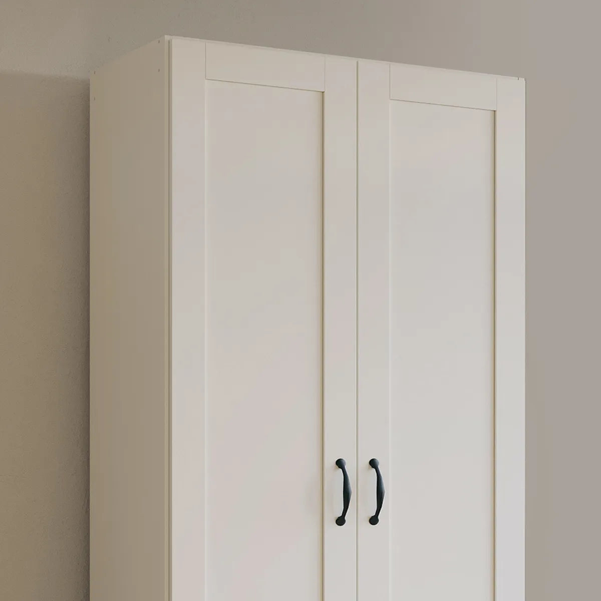 Rauch Cottage 91cm White 2 Door Wardrobe with Drawers