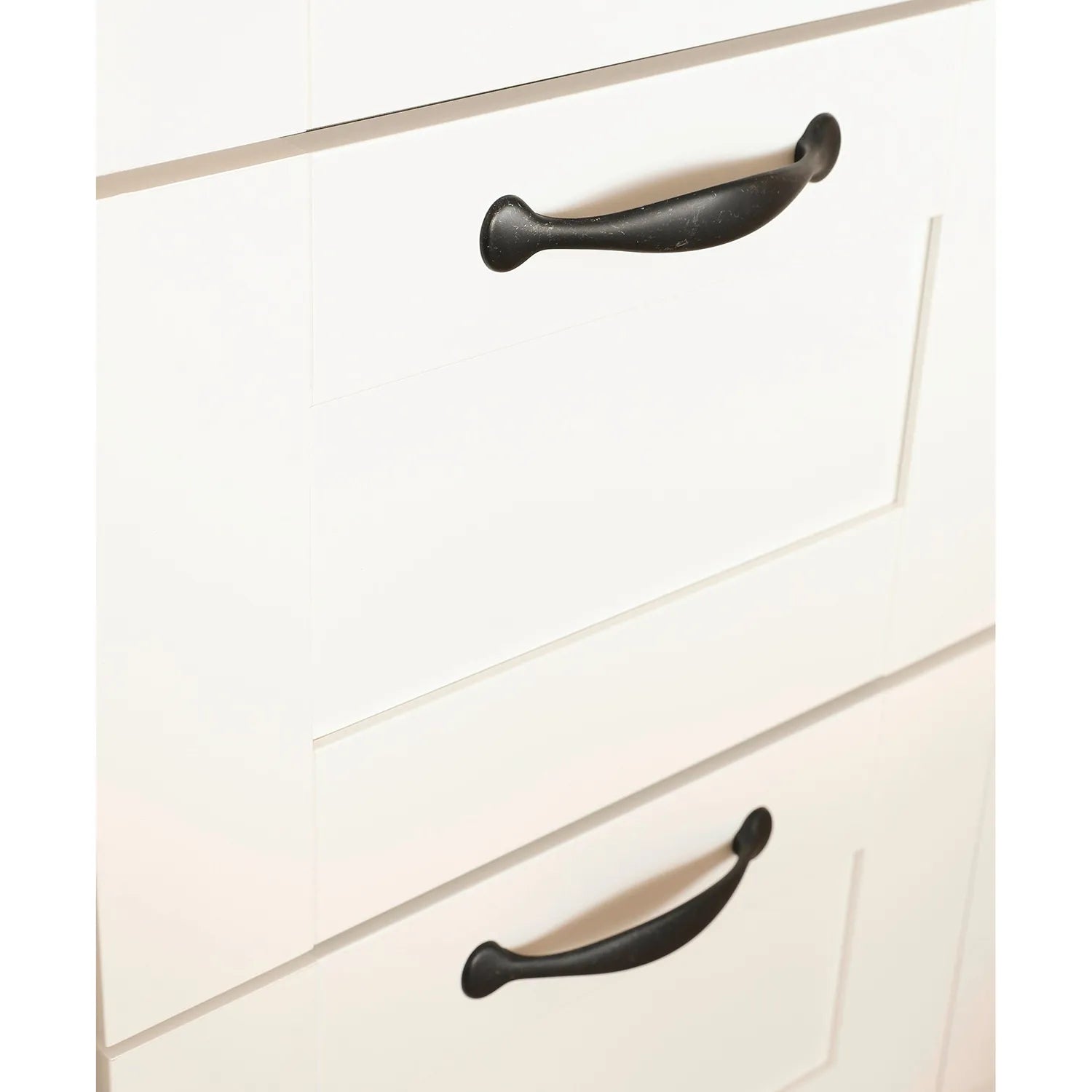 Rauch Cottage 136cm White 3 Door Wardrobe with Drawers