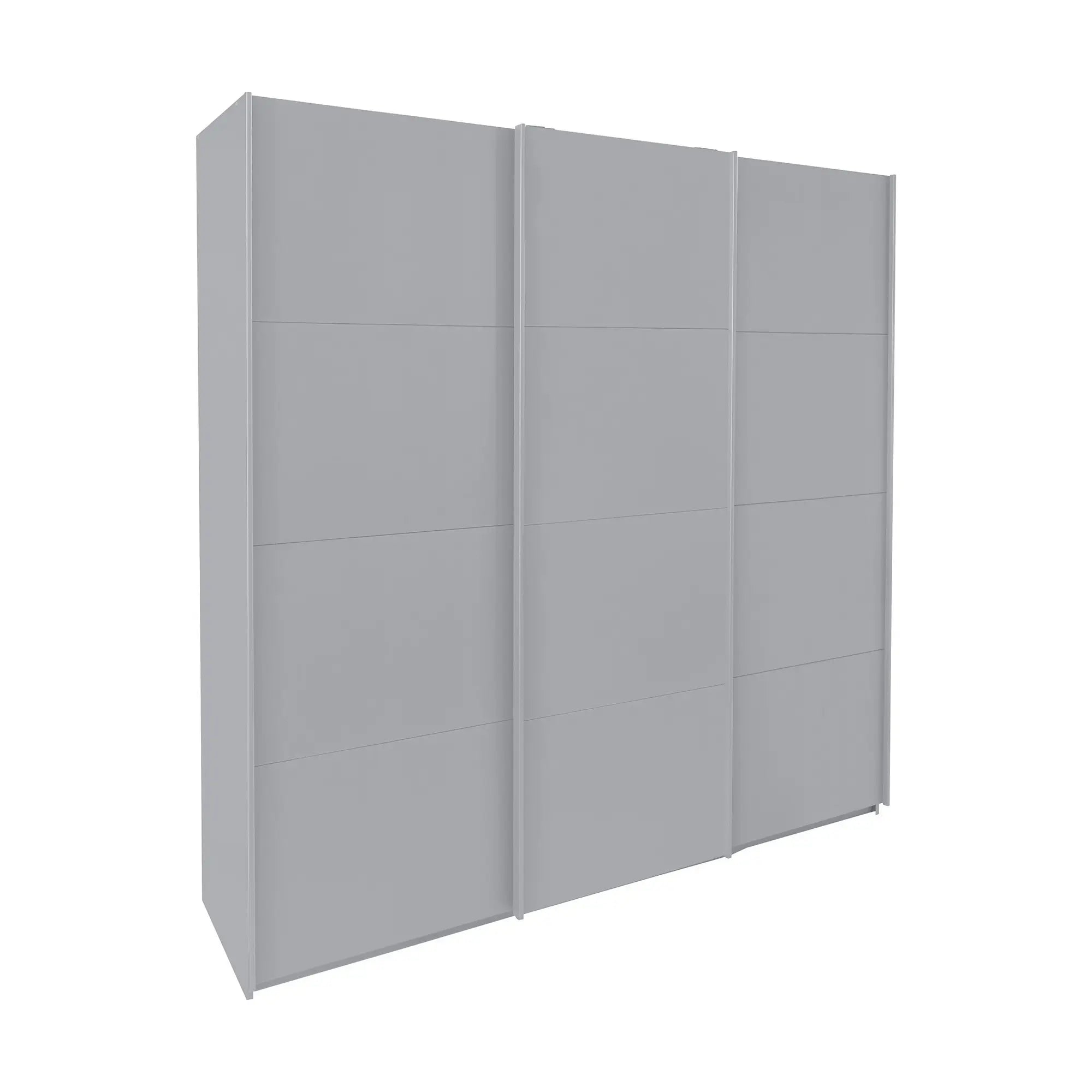 Forms Decor Silk Grey 3 Door Sliding Wardrobe - Pendle Village Furniture